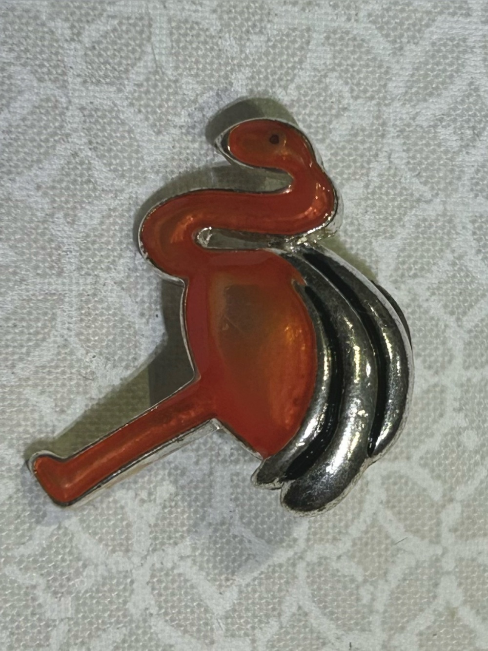 Enamel Flamingo Pin
